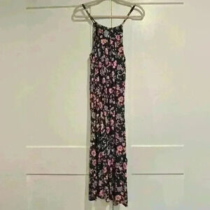 Gap Navy Floral Maxi Dress